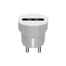 ADATTATORE SPINA 16A 2P+T TEDESCO/ FR5ANCESE LAT. PR BIP P17/11