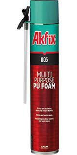 SCHIUMA POLIURETANICA PER PISTOLA ML.750 AKFIX 805P
