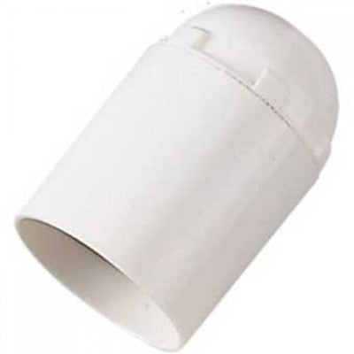 PORTALAMPADA LISCIO BIANCO E  27