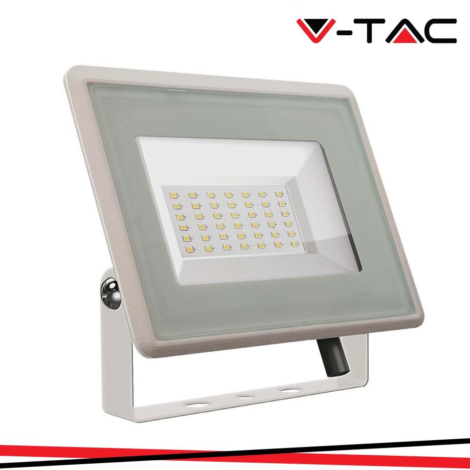 FLOODLIGHT 3000K WHITE BODY 30W SMD FARO ESTERNO