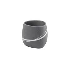 PORTA SPAZZOLINI GRIGIO YVONNE