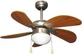 VENTILATORE SOFFITTO DEC 76 CM 5 PALE C/ LUCE COMANDO CORDICELLA ZFS576M