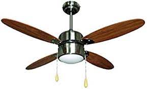 VENTILATORE A SOFFITTO 105 CM 4 PALE LUCE A CATENA