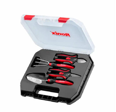 KIT DI 4 ATTREZZI DA GIARDINO