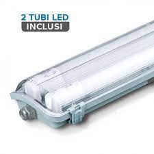 PLAFONIERA 4000K 2 TUBI VT-15022 sku 6388
