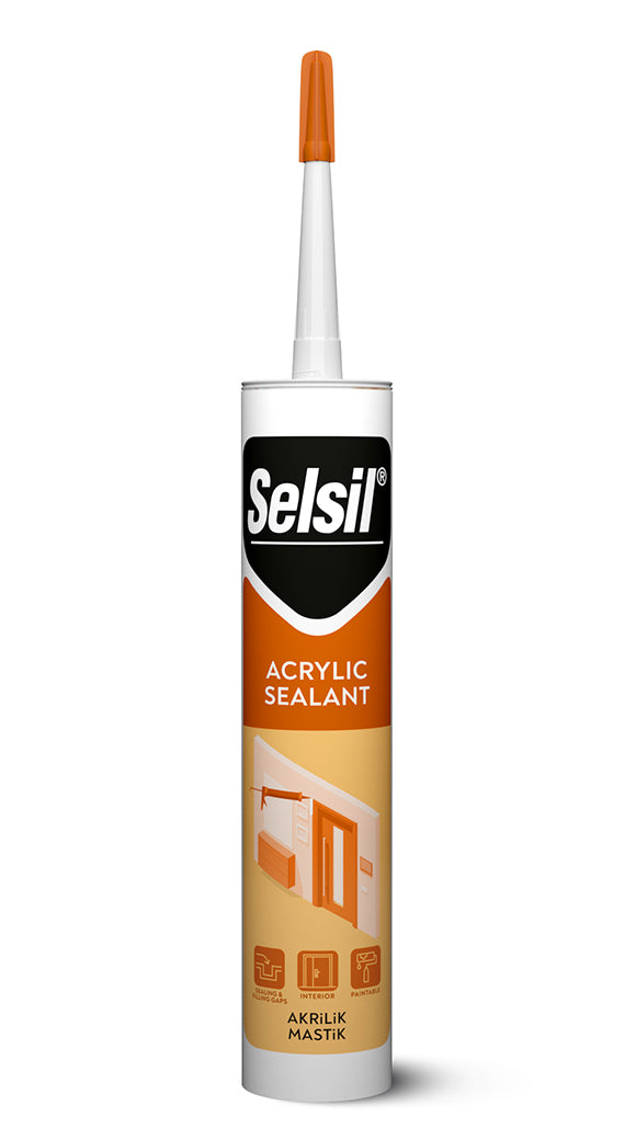 SILICONE ACRILICO BIANCO VERNICIABILE SELSIL