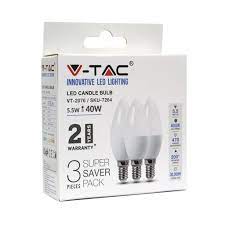 LED CANDELE BULB 5.5W 40W sku 7264