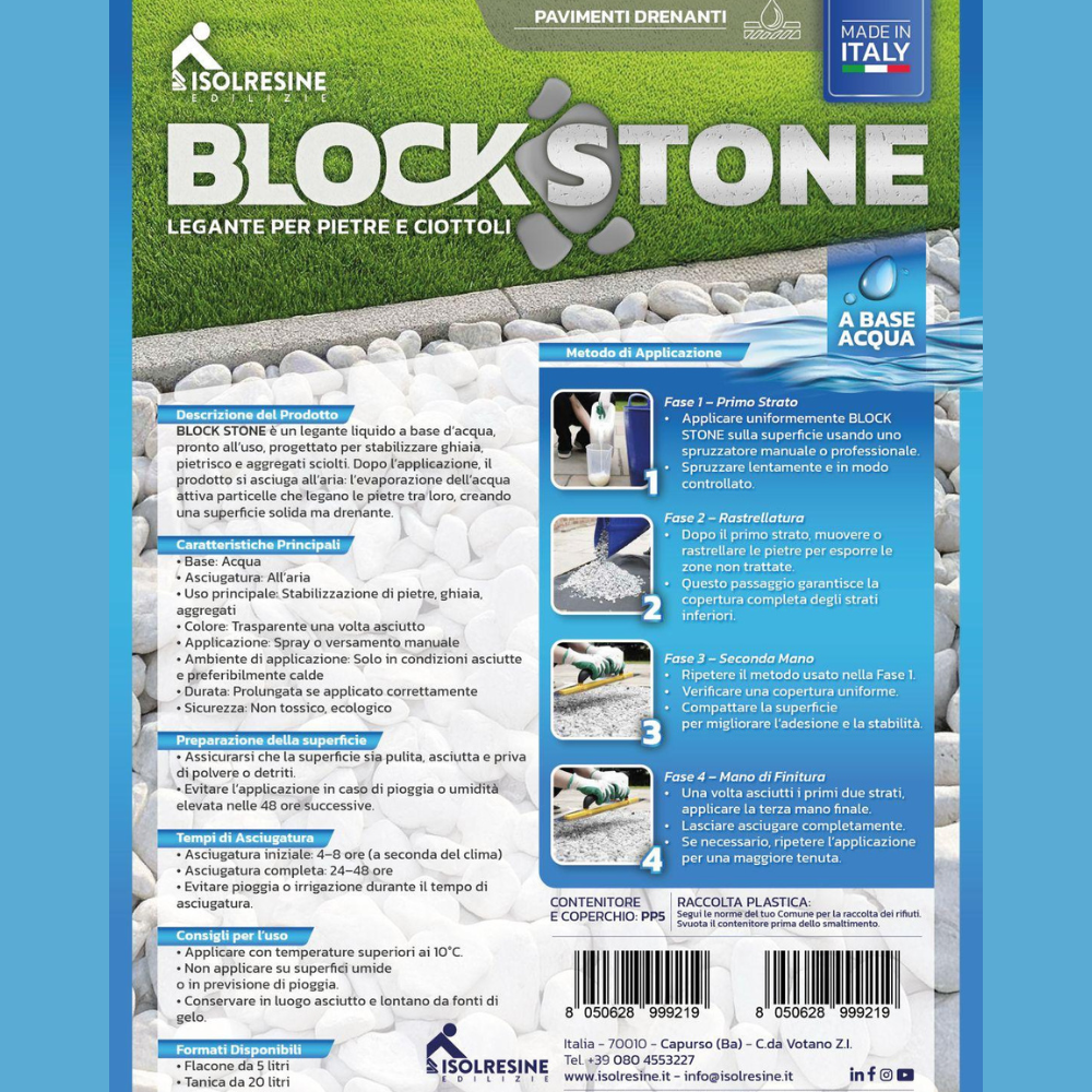 Block Stone - Legante Liquido Per Pietre E Ghiaia