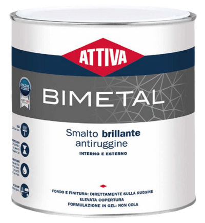 BIMETAL BRILLANTE SMALTO CON ANTIRUGGINE ( con Tabella Colori Predefiniti )