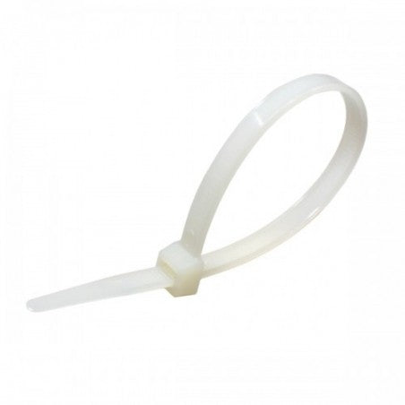 FASCETTE PER FISSAGGIO MM. 2.5X100 TRASPARENTI
