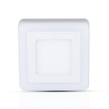 VT-809 PANNELLO LED SQUARE 6000K 6W+2W
