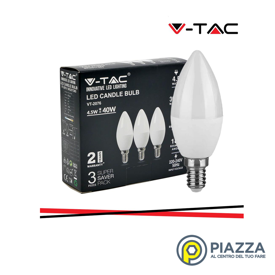 LAMPADA A OLIVA 4.5W 4000K E14