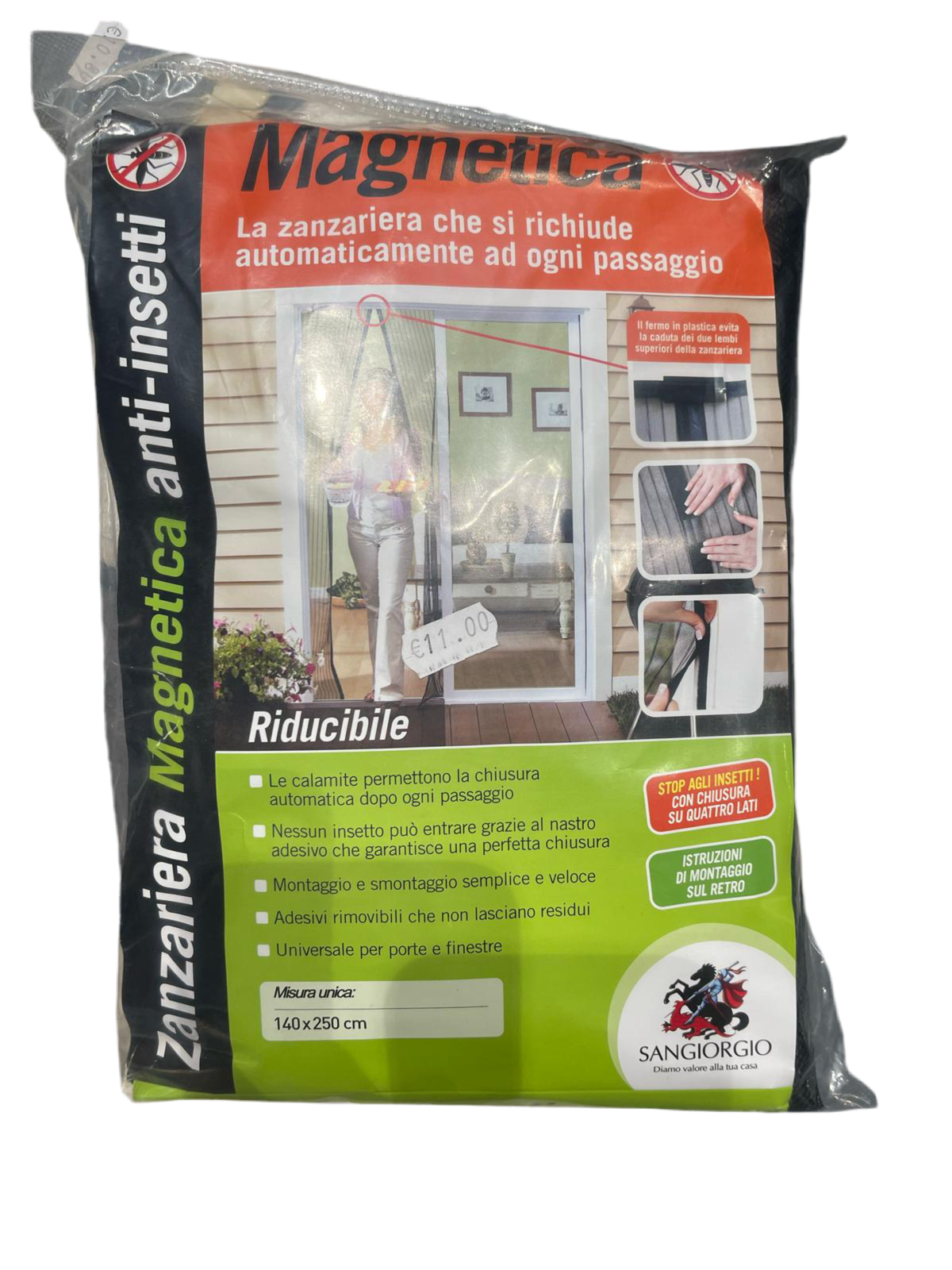 Zanzariera Magnetica anti-insetti - 140X250 cm (misura unica)