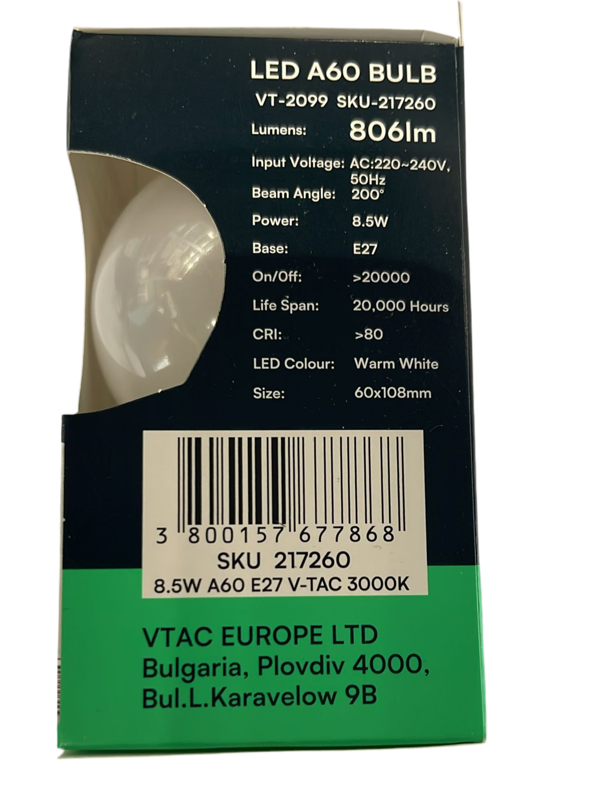 KIT 10 PEZZI LAMPADINE 3000k/4000k/6500k - con 3 Opzioni di Tonalità Colore