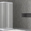 BOX DOCCIA MOD.CUBA 80X80X80 BIANCO 36 3 LATI