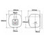 SCALDABAGNO DIANBOILER SOPRA LAVELLO LT15  2ANNI