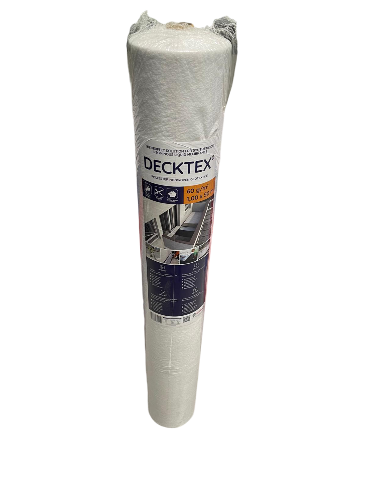 Decktex Rotolo - Tessuto non Tessuto 50 Metri 60g mq