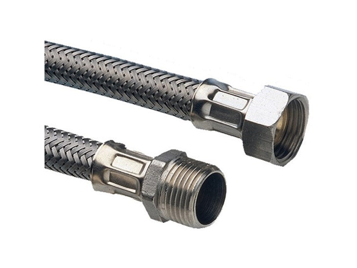 FLESSIBILE ACCIAIO INOX M.1/2XF.3/8 CM35