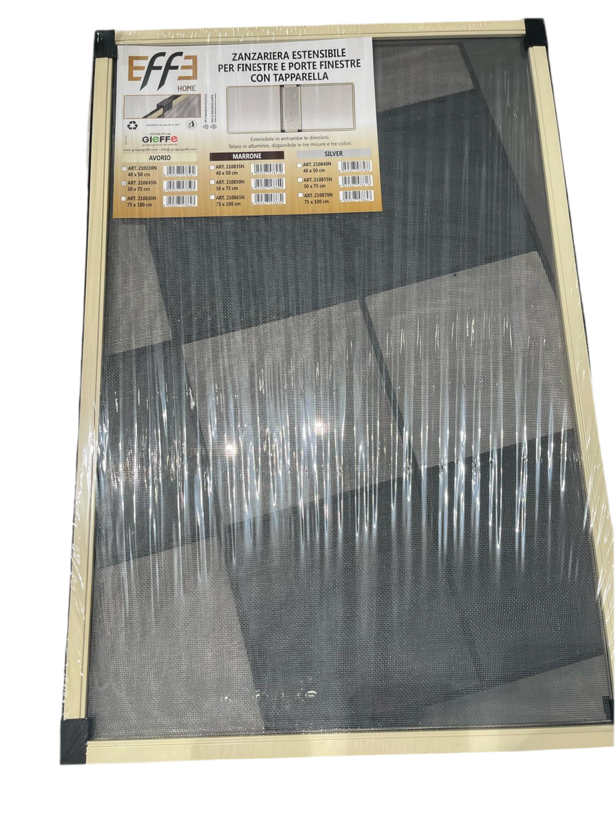 Effe Home - Zanzariera Estensibile - per finestre e porte finestre con Tapparelle