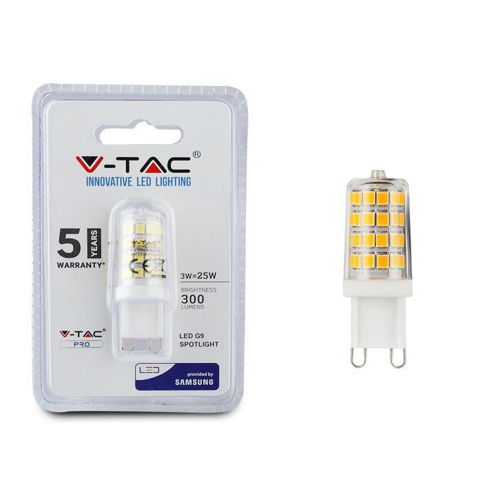 LAMPADA LED 3W G9 4000K WITH SAMSUNG CHIP