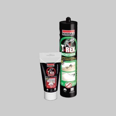 ADESIVO SIGILLANTE T-REX EFFETTO VENTOSA SOUDAL GR.200