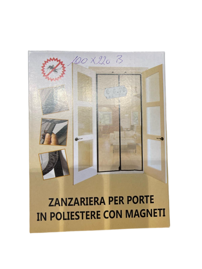 Zanzariera per porte in Poliestere con magneti - 100X220 cm