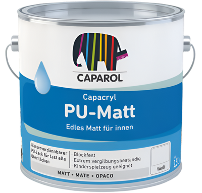 SMALTO ALL'ACQUA - CAPACRYL PU BIANCO