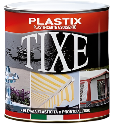TIXE PLASTIX - Vernice per Tessuti, Plastificante a Solvente, Trasparente