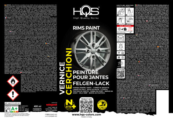 HQS - Spray Alluminio - Cerchi - (Tutti i Colori)