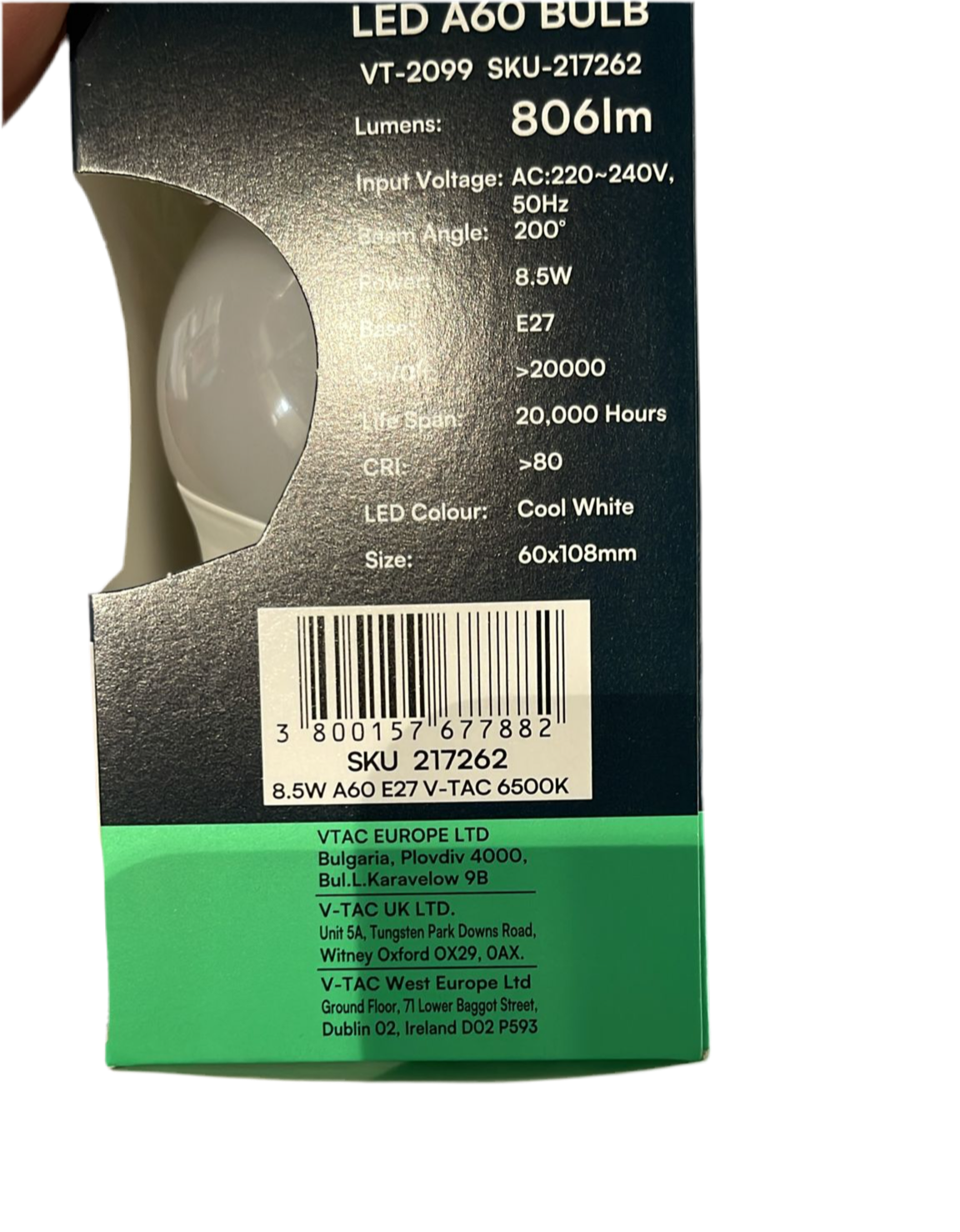 KIT 10 PEZZI LAMPADINE 3000k/4000k/6500k - con 3 Opzioni di Tonalità Colore