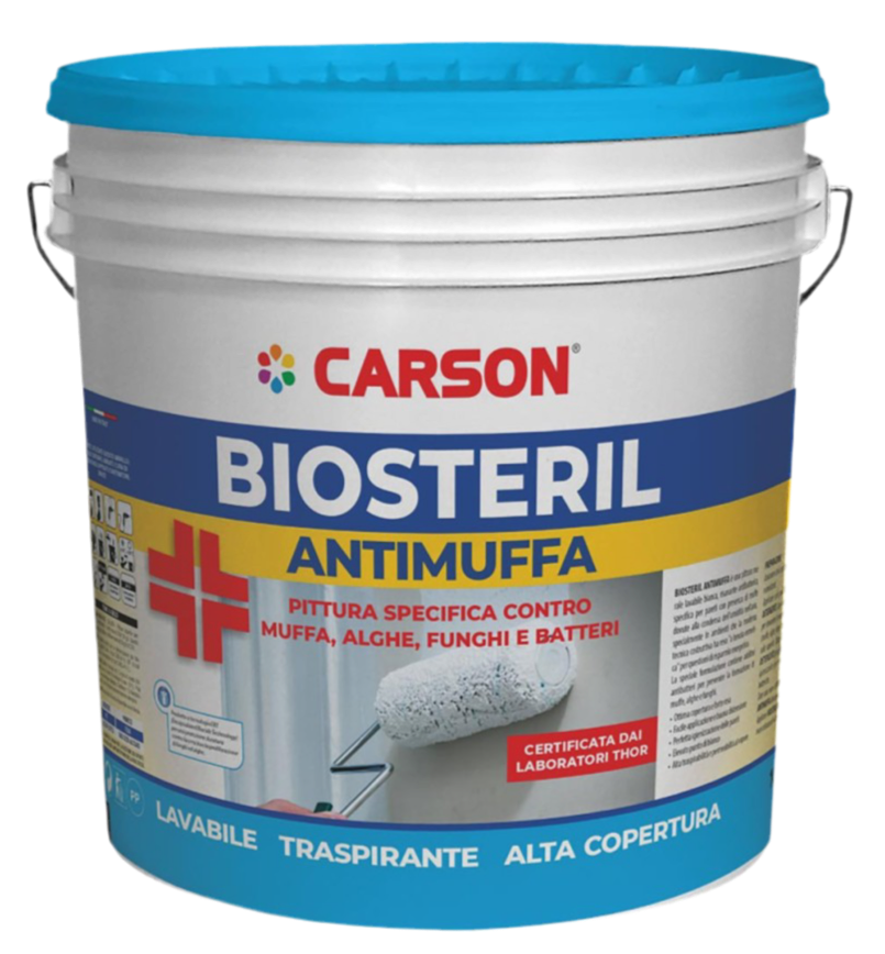 PITTURA ANTIMUFFA - BIOSTERIL OPACA BIANCO