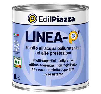 Linea-P’ – Smalto all’Acqua Poliuretanico ad Alte Prestazioni | Prodotto di Edilpiazza