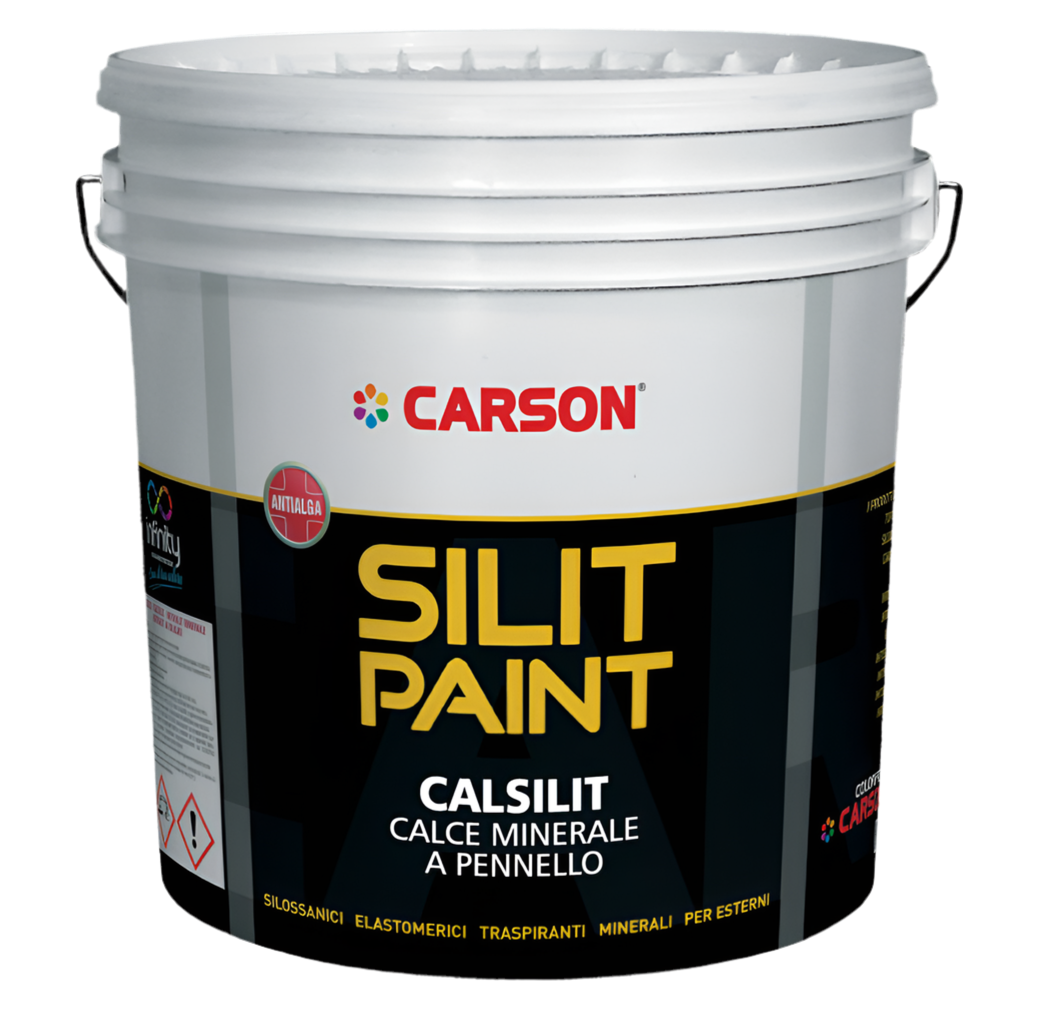 SILIT PAINT - calce minerale a pennello per Interni - CARSON (PERSONALIZZABILE)