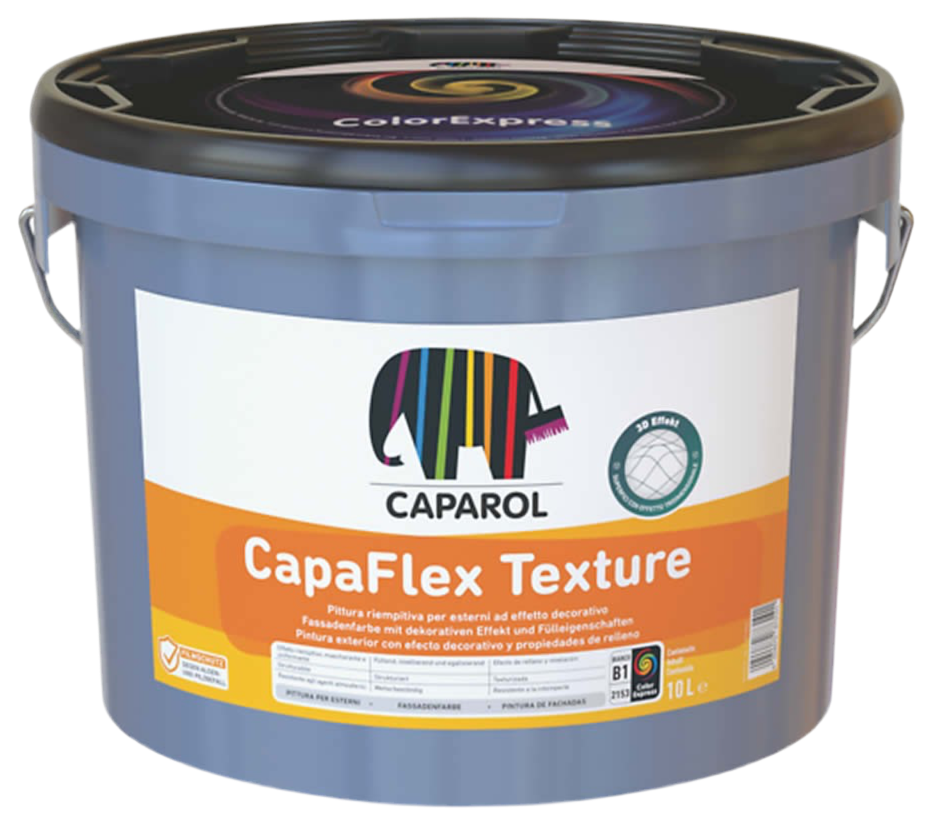 PITTURA PER ESTERNO ( TIPO TONACHINO ) - CAPAFLEX BIANCO