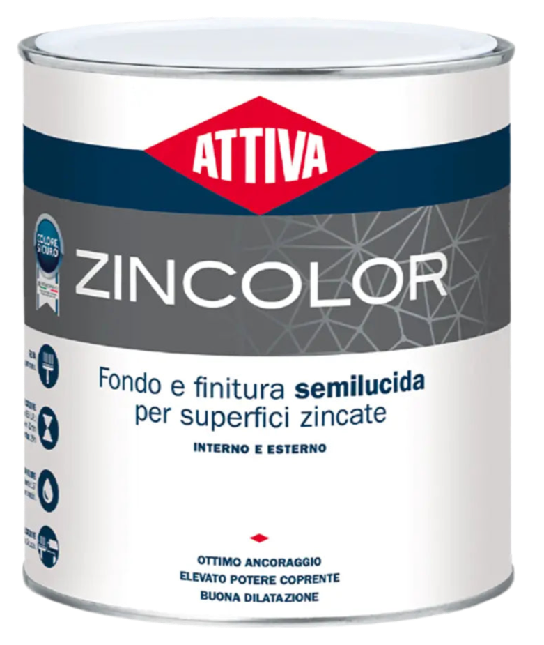 ZINCOLOR - SMALTO PER ALLUMINIO E FONDI ZINCATI