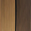 SET PANNELLI DOGHE MDF FLESSIBILI “con supporto fonoassorbente” -  MISURE: (H)2.75 Mt x (L) 60 cm.