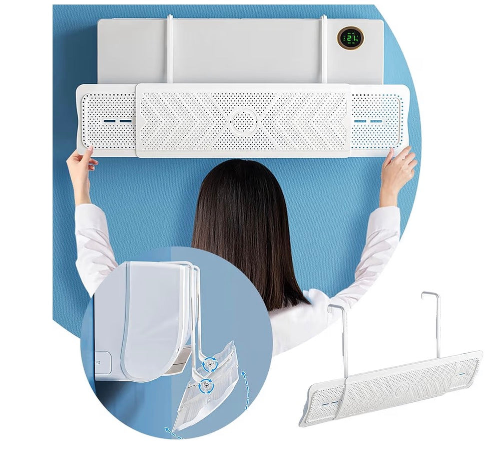 Deflettore Universale per Climatizzatore Split da Parete – Regolabile 74-103 cm