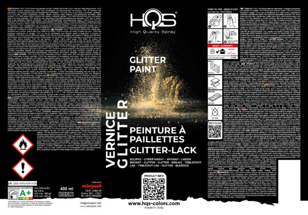 HQS - Spray - Effetto Glitter - (Tutti i Colori)