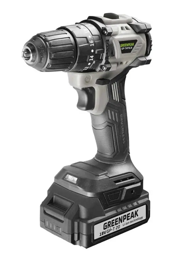 TRAPANO GREENPEAK AVVITATORE BATT. GP-TAP 18