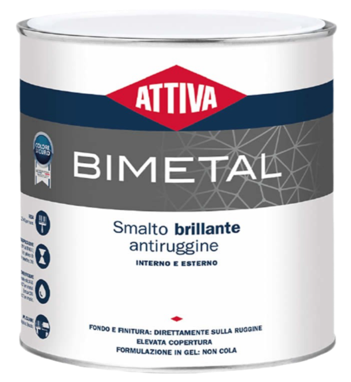 BIMETAL BRILLANTE SMALTO CON ANTIRUGGINE ( con Tabella Colori Predefiniti )