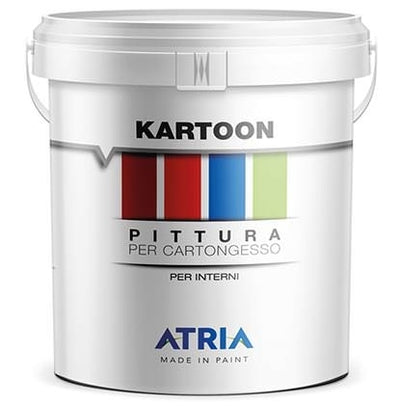 IDROPITTURA PER CARTONGESSO ANTIRIFLESSO, LAVABILE, COPRENTE, ANTIMUFFA KARTOON LT 13