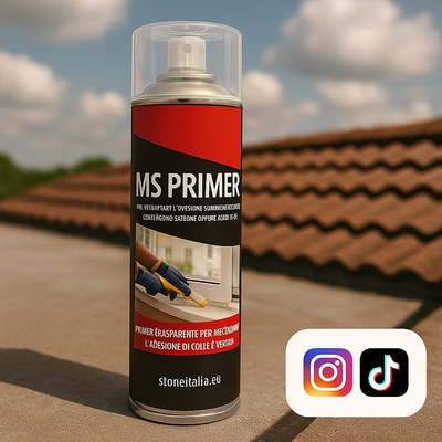 Stones Ms Primer 400 ml - Primer per favorire la presa del tec7 su superfici difficili