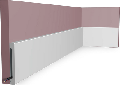CORNICE BATTOSCOPA 100x13 mm JX104 PROFILO 2MT.