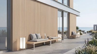 Pannello Dogato WPC SHAPE X – Rivestimento Murale Esterno 3000 (H) x 201 (L) x 26 (SP) mm