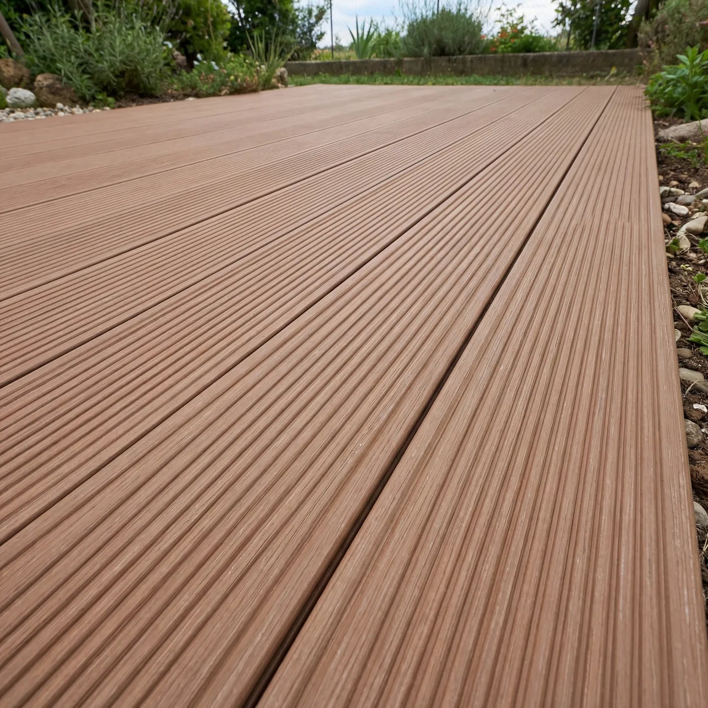 Pavimentazione WPC Decking Reversibile Collezione Isole – Lato A / Lato B | 2200 (H) x 140 (L)x 22 (SP) mm