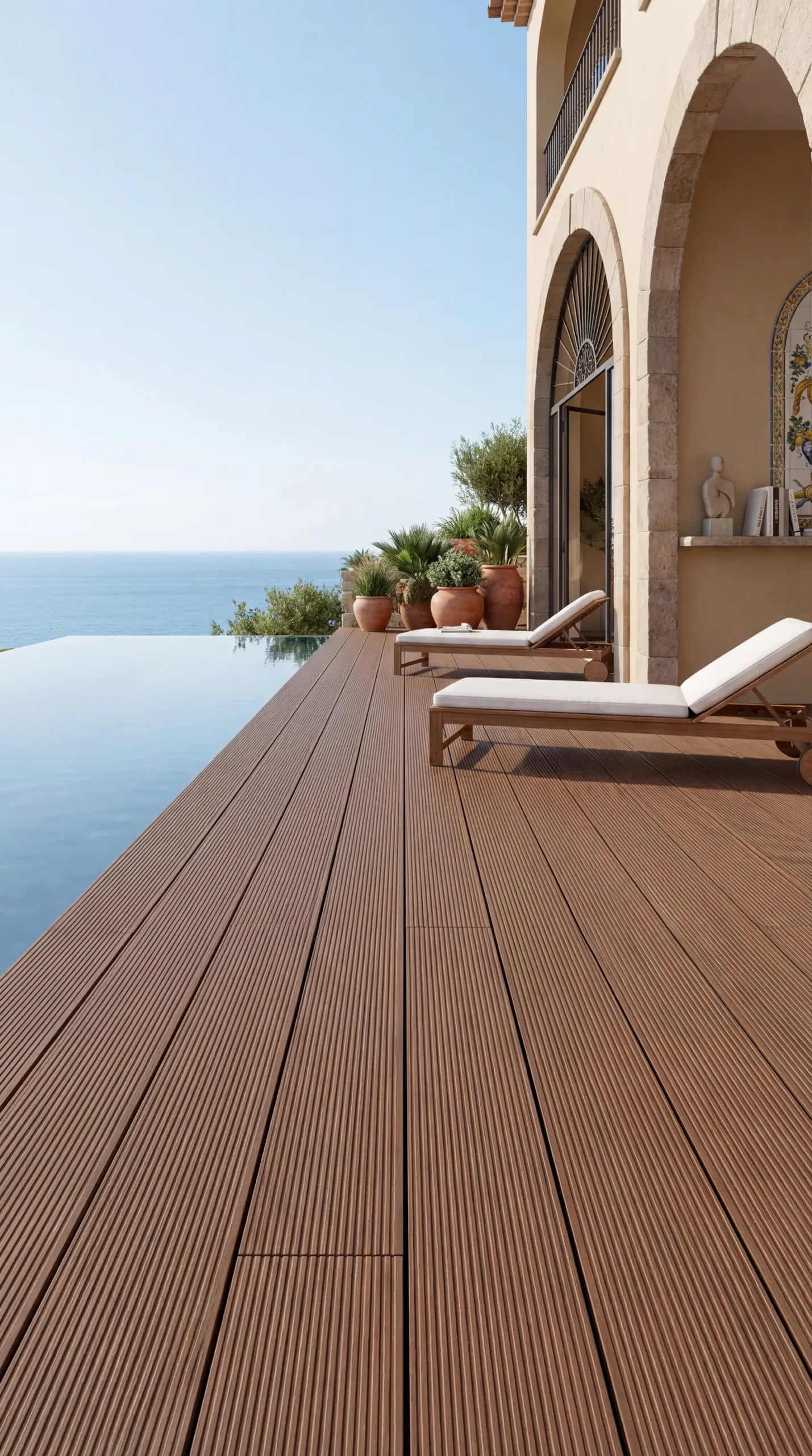 Pavimentazione WPC Decking Reversibile Collezione Isole – Lato A / Lato B | 2200 (H) x 140 (L)x 22 (SP) mm