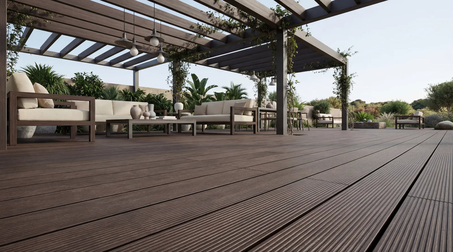 Pavimentazione WPC Decking Reversibile Collezione Isole – Lato A / Lato B | 2200 (H) x 140 (L)x 22 (SP) mm