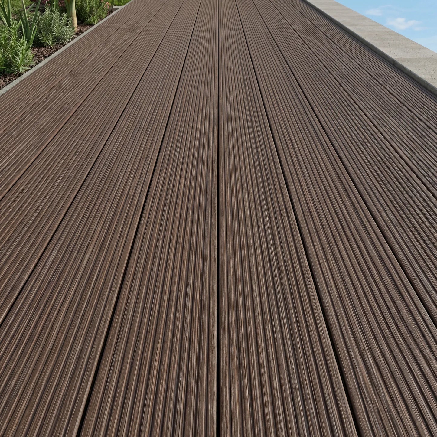 Pavimentazione WPC Decking Reversibile Collezione Isole – Lato A / Lato B | 2200 (H) x 140 (L)x 22 (SP) mm