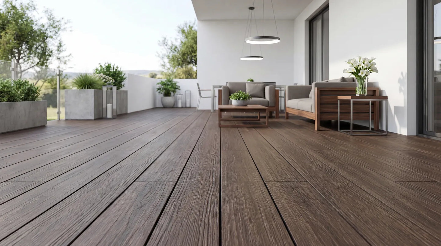 Pavimentazione WPC Decking Reversibile Collezione Isole – Lato A / Lato B | 2200 (H) x 140 (L)x 22 (SP) mm