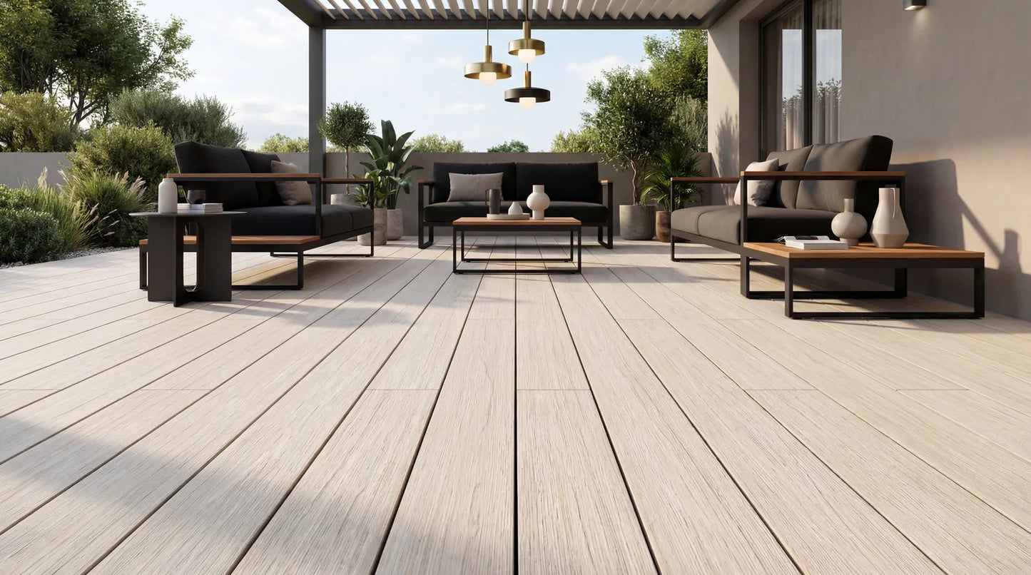 Pavimentazione WPC Decking Reversibile Collezione Isole – Lato A / Lato B | 2200 (H) x 140 (L)x 22 (SP) mm